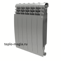 Биметаллический радиатор Royal Thermo BiLiner 500 - 12 секц. Silver Satin