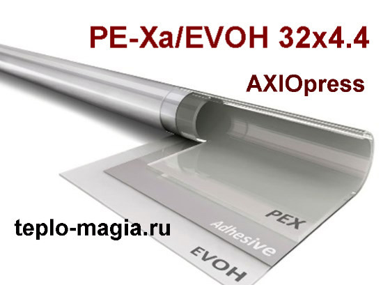 Труба из сшитого полиэтилена PE-Xa/EVOH 32*4,4 бухта 50м VM50104