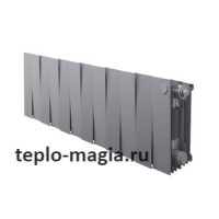 Биметаллический радиатор Royal Thermo PianoForte 200 - 12 секц. Silver Satin