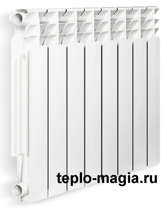 Алюминиевый радиатор Оазис 500/80 - 6 секц.