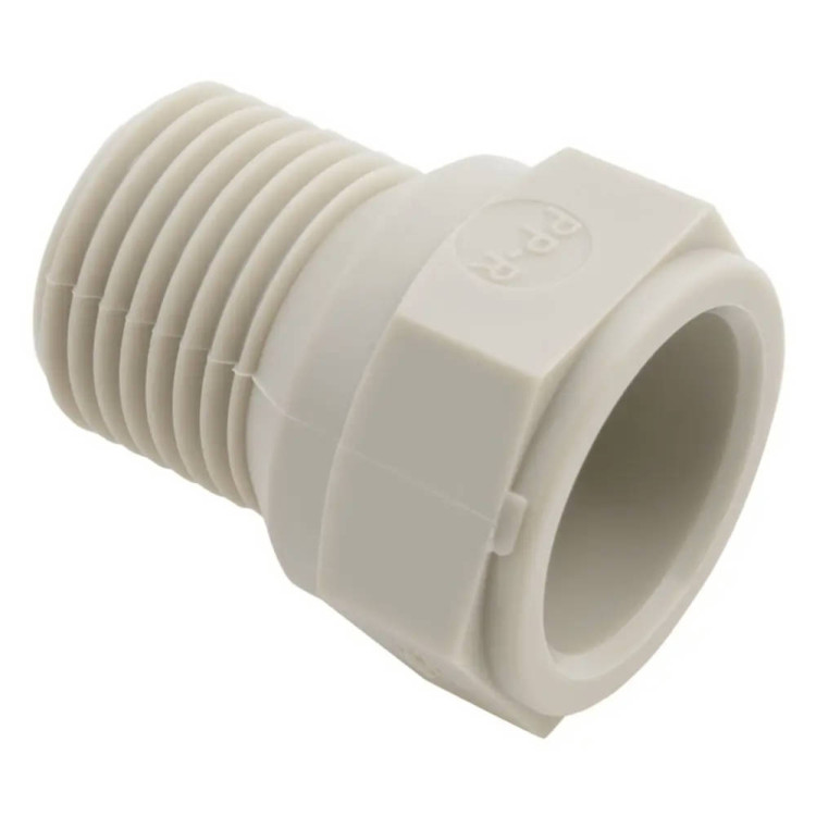 Пробка (красн/син) длинная с резьбой 1/2"  PPR FV-plast