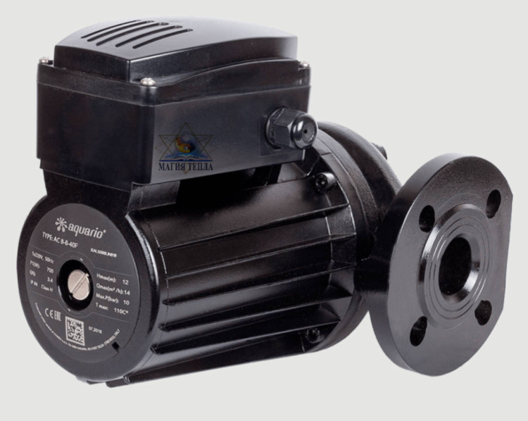 Насос циркуляционный фланцевый AQUARIO AC 8-8-40F (700 Вт, 12м, 230 л/мин)