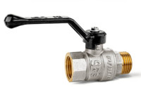 Кран шаровый внутр-наруж LD 1.1/4" РЫЧАГ