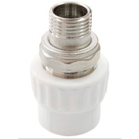 Муфта с американкой для радиатора PPRC Valfex 20х1/2" наружняя