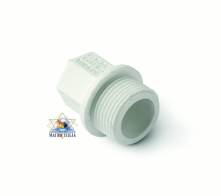Заглушка полипропиленовая резьбовая 20 x 1/2 PRO AQUA