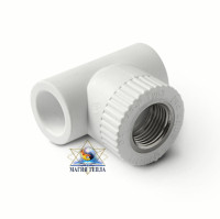 Тройник полипропиленовый PRO AQUA комбинированный с внутр. резьбой 20 x 1/2