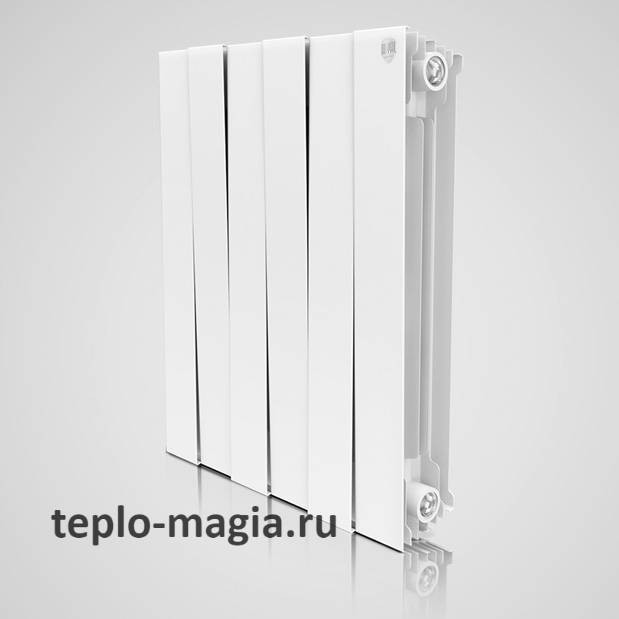 Биметаллический радиатор Royal Thermo PianoForte 500 - 4 секц. Bianco Traffico