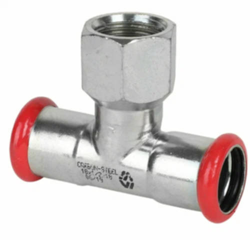 Тройник с ВР MVI 15x1/2"x15 (оцинкованная сталь)