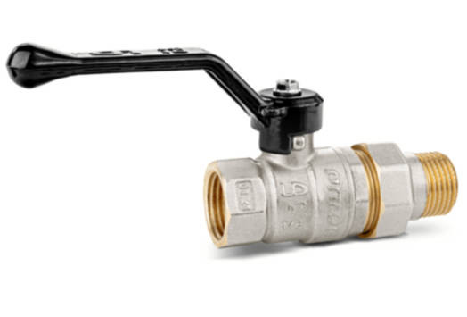 Кран шаровый с американкой LD 1/2" РЫЧАГ