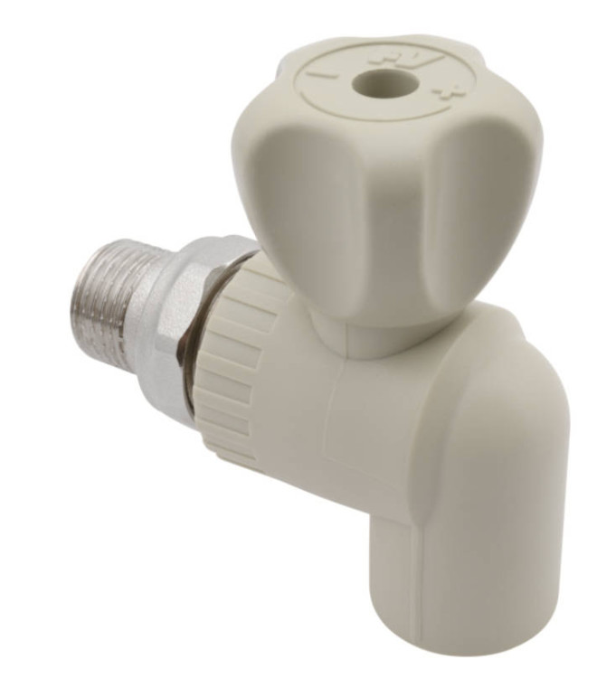Kран радиаторный УГЛОВОЙ 25х3/4" PPR FV-plast