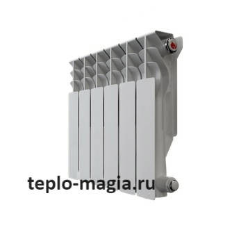 Алюминиевый радиатор НРЗ ЛЮКС 350/100 - 4 секц.