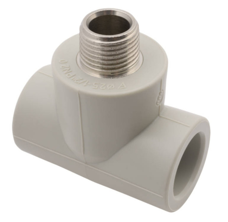 Тройник с наружней резьбой 20х1/2" PPR FV-plast