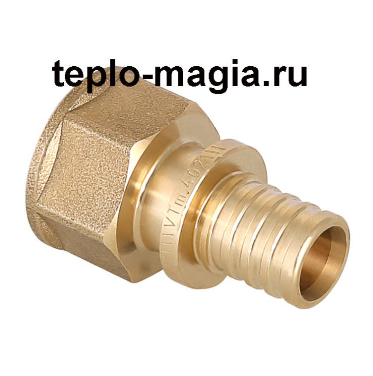 Муфта аксиальная с внутр.резьбой 16(2.2)x1/2"ВР VTm.402.G.001604