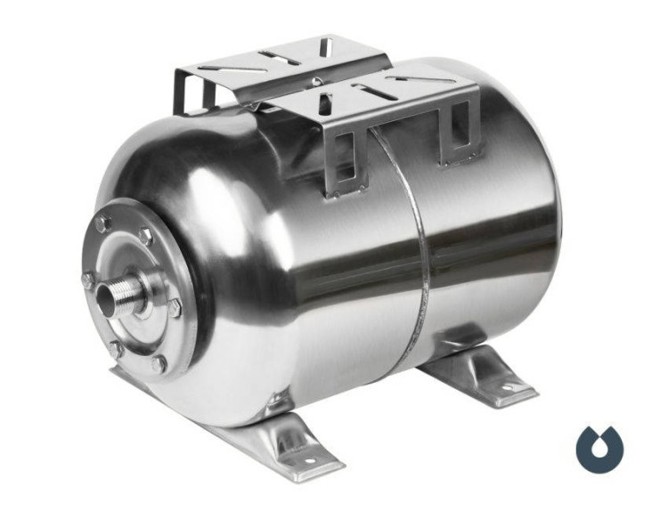 Гидроаккумулятор UNIPUMP 24 л (нерж.) горизонтальный
