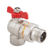 Кран американка УГЛОВОЙ MVI 3/4" бабочка