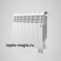 Биметаллический радиатор нижнее подключение Royal Thermo BiLiner 350 VD - 12 секц. Bianco Traffic