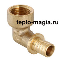 Уголок аксиальный с внутр.резьбой 16(2.2)x1/2"ВР VTm.452.G.001604