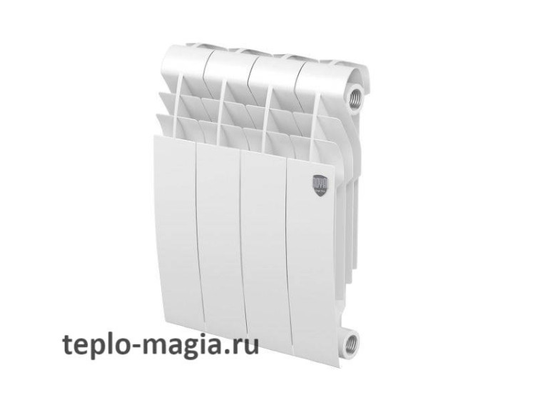 Биметаллический радиатор Royal Thermo BiLiner 350 - 6 секц. Bianco Traffico