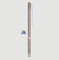 Насос скважинный AQUARIO ASP1E-125-75 (1400 Вт, 135м, 50 л/мин) встр. конд., каб. 15м
