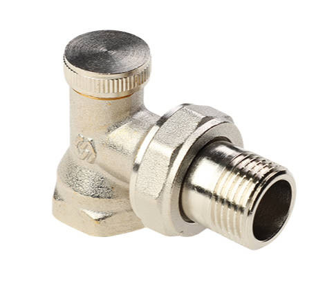 Клапан настроечный  1/2" УГЛОВОЙ запорный MVI